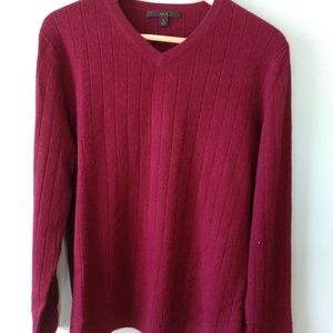 Maroon Apt. 9 Cashmere sweater